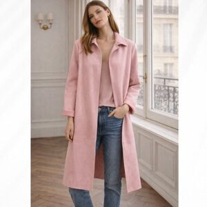 NWT Zara suede look coat